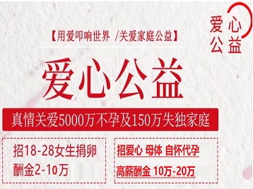 北林捐卵助孕生子 爱心志愿者招募